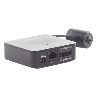 Cámara Pinhole IP / 2 Megapixel Full HD / Lente 3.7 mm / Ángulo 71° / WDR / Detección de Rostros / PoE / Micro SD 128 GB