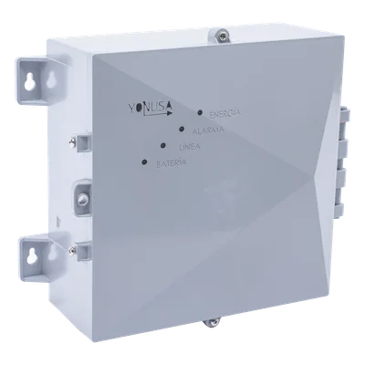 Energizador con tecnología SMT de 12,000Volts-1Joule/ 2500Mts Lineales de Protección / Cercas Electrificadas