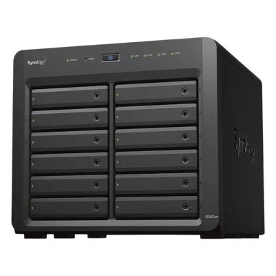 Servidor NAS / 12 Bahías / Expansión a 36 Bahías / Intel Xeon 6 Núcleos / 16 GB DDR4 ECC / 10GbE RJ-45 / Caché NVMe SSD / RAID F1, 0, 1, 5, 6, 10