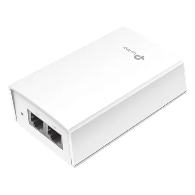 Inyector PoE Pasivo / 48V 24W / 2 puertos Gigabit / Montaje en Pared / 100-240 VCA