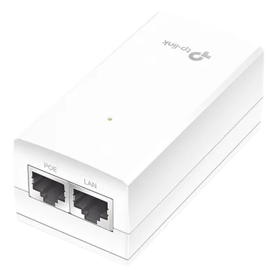 Inyector PoE Pasivo / 24V 12W / 2 puertos Gigabit / Montaje en pared / Plug and Play