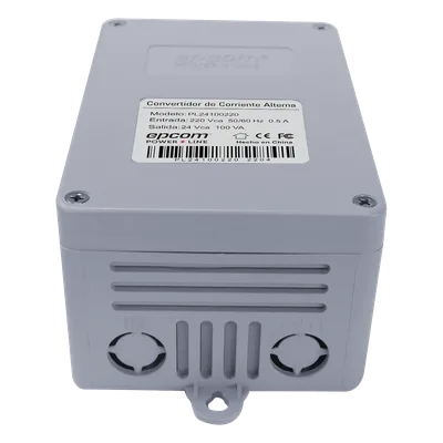 Transformador Industrial / 220 VCA a 24 VCA / 100 VA / 4 A / Eficiencia >85%