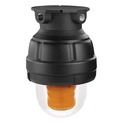 Luz LED estroboscópica a prueba de explosión / Ámbar / 850 cd efectivos / Clase I Div.1 Grupos C-D / IP66 IP69K / 24VCD 120-240VCA