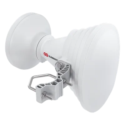 Antena Sectorial Horn / 45° Asimétrica / 17 dBi / 4.9-6.4 GHz / RP-SMA / Sin Lóbulos Laterales
