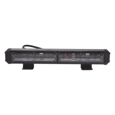 Barra de Luz de Advertencia / 12 LED Gen III / 10 Patrones de Destello / 10.8' (274 mm) / Ámbar / 10-30 VCC / 180°