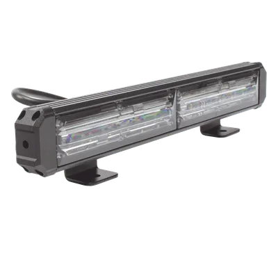 Barra de Luz de Advertencia / 12 LED Gen III / 10 Patrones de Destello / 10.8' (274 mm) / Ámbar / 10-30 VCC / 180°