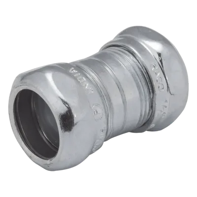 Conector de Compresión / Acero Galvanizado / 1 Pulgada / Pared Delgada / 59 mm x 38.81 mm