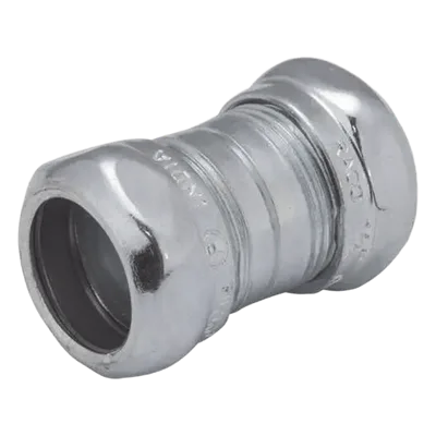 Conector de Compresión / Acero Galvanizado / 1-1/2 in / Pared Delgada / 54.50 mm x 83.99 mm / 0.24 kg