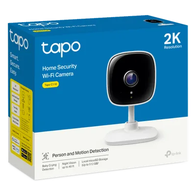 Cámara IP Wi-Fi / 3 Megapixel / Visión Nocturna 9.1 m (30 ft) / Campo de Visión 131° / Audio Bidireccional / microSD 256 GB
