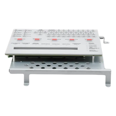 Teclado LCD para Panel de Incendio / Pantalla Retroiluminada 80 Caracteres / Teclado QWERTY / 12 LEDs de Estado / Español / Serie ONYX