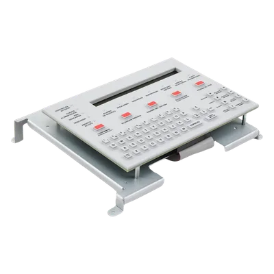 Teclado LCD para Panel de Incendio / Pantalla Retroiluminada 80 Caracteres / Teclado QWERTY / 12 LEDs de Estado / Español / Serie ONYX