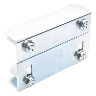 Guía Superior Ajustable / 4 Rodillos Nylon 30 mm / Acero Galvanizado / Puertas 35-62 mm / 2.27 kg
