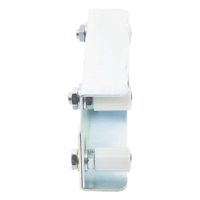 Guía Superior Ajustable / 4 Rodillos Nylon 30 mm / Acero Galvanizado / Puertas 35-62 mm / 2.27 kg