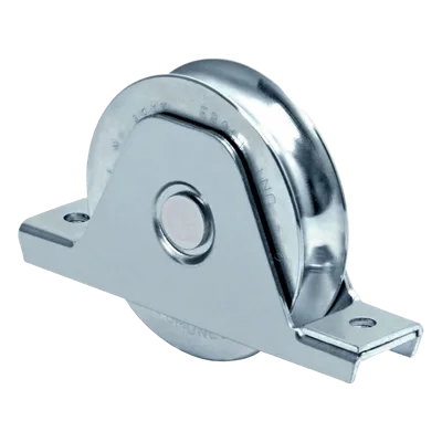 Rueda para Puerta Corrediza / 16 cm / Carga 640 kg / Fijación Inferior / Acero Galvanizado