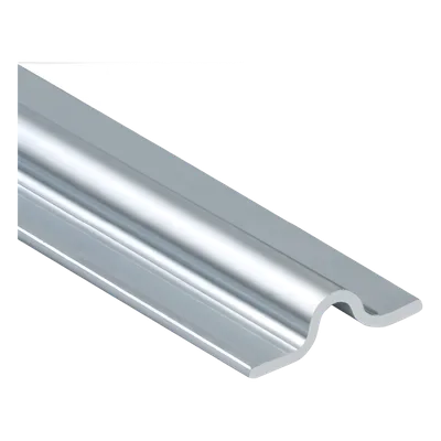 Guía de Piso Sobrepuesta / Acero Galvanizado / 3 m (9.84 ft) / 1.55 kg/m / Puertas Corredizas Industriales