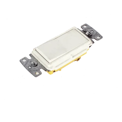 Interruptor Unipolar / 15 A / 120-277 V CA / Cableado Lateral y Trasero / 14-12 AWG / Interior Seco