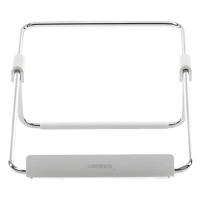 Soporte para Laptop / Plegable / Ajustable 87-132 mm / 11''-16'' / Carga 20 kg / 110g / Acero y Silicona / Plata