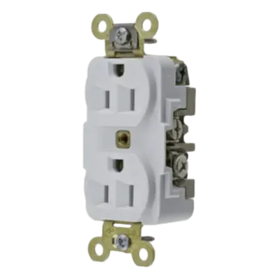 Contacto Dúplex Industrial / 15 A / 125 V / 2 Polos 3 Hilos / NEMA 5-15R / Servicio Extra Pesado