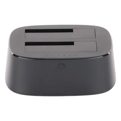 Estación de Acoplamiento Doble Bahía / USB 3.0 / SATA III / Clonación Offline / 12 TB / UASP / 12V 3A