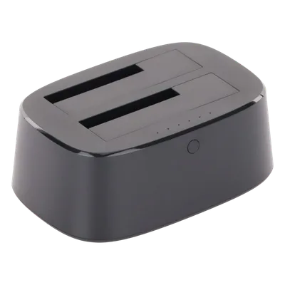 Estación de Acoplamiento Doble Bahía / USB 3.0 / SATA III / Clonación Offline / 12 TB / UASP / 12V 3A