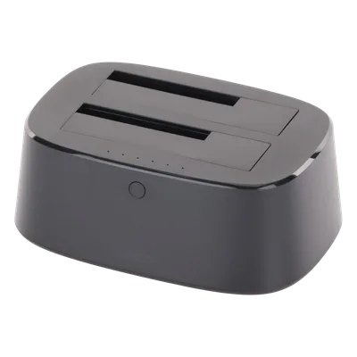 Estación de Acoplamiento Doble Bahía / USB 3.0 / SATA III / Clonación Offline / 12 TB / UASP / 12V 3A