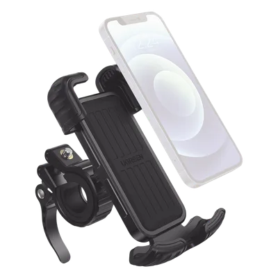 Soporte para Celular / Manillar de Motocicleta o Bicicleta / Anti Vibración / Rotación 360° / Liberación Rápida / Manillar 0.6'' a 1.75''