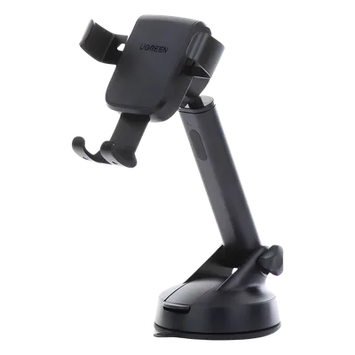 Soporte de Celular para Automóvil / Ventosa con Succión Fuerte / Rotación 360° / Brazo Telescópico Ajustable / Compatible 4.7'' a 7'' / Sujeción por Gravedad