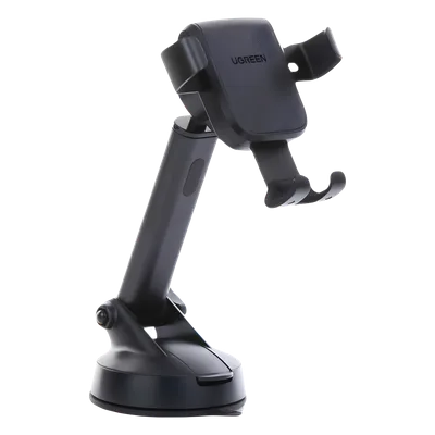 Soporte de Celular para Automóvil / Ventosa con Succión Fuerte / Rotación 360° / Brazo Telescópico Ajustable / Compatible 4.7'' a 7'' / Sujeción por Gravedad