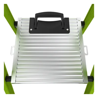 Escalera de Tijera / Fibra de Vidrio y Aluminio / 1.8 m (6 ft) / Carga 170 kg / Soporte Superior para Herramientas / Tipo IAA