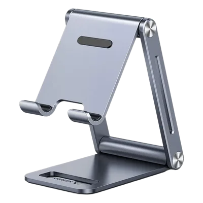 Soporte para Teléfono Celular / Aluminio / Ajustable / Plegable / 4.7'' a 7.9'' / Antideslizante