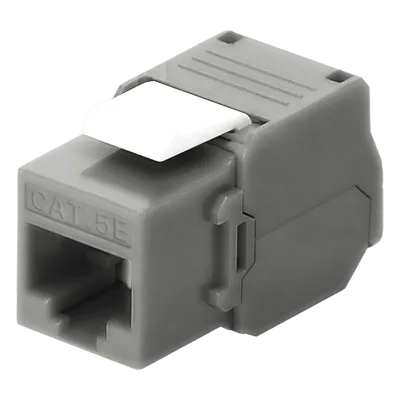 Módulo Jack Keystone / Cat5e UTP / Terminación 180° / RJ45 / 100 MHz / 328 pies