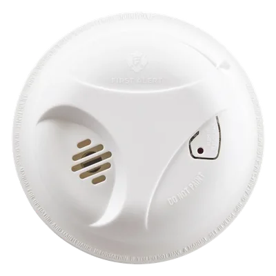 Detector de Humo Autónomo, No Requiere Panel, Con Botón para Silenciar, Sensor por Ionización