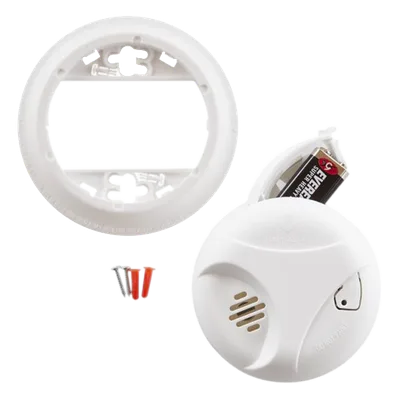 Detector de Humo Autónomo, No Requiere Panel, Con Botón para Silenciar, Sensor por Ionización