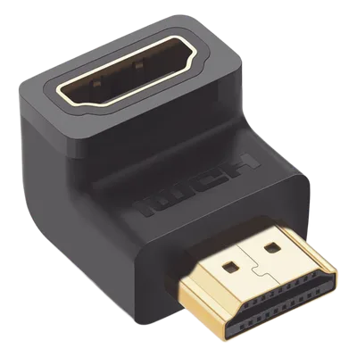 Adaptador HDMI / 90° Hacia Abajo / 4K@60Hz / Macho a Hembra / HDMI 2.0 / Compacto