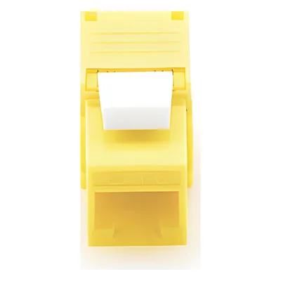 Módulo Jack Keystone / Cat6 / Toolless / Terminación 180° / UTP / Amarillo