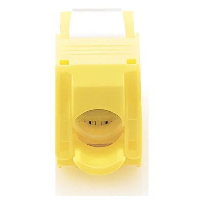 Módulo Jack Keystone / Cat6 / Toolless / Terminación 180° / UTP / Amarillo