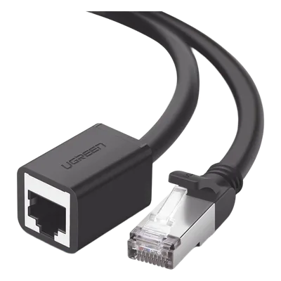 Cable de Extensión Ethernet Cat6 / F/UTP / Macho a Hembra / 5 Metros (16.40 Pies) / 1000Mbps / 250MHz / Cobre Puro / 568B