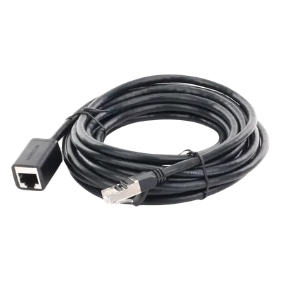 Cable de Extensión Ethernet Cat6 / F/UTP / Macho a Hembra / 5 Metros (16.40 Pies) / 1000Mbps / 250MHz / Cobre Puro / 568B