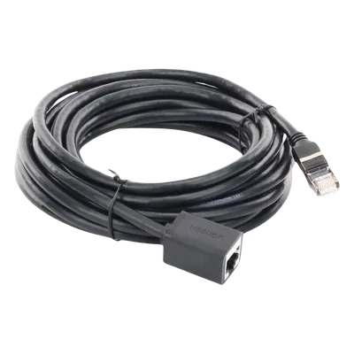 Cable de Extensión Ethernet Cat6 / F/UTP / Macho a Hembra / 5 Metros (16.40 Pies) / 1000Mbps / 250MHz / Cobre Puro / 568B