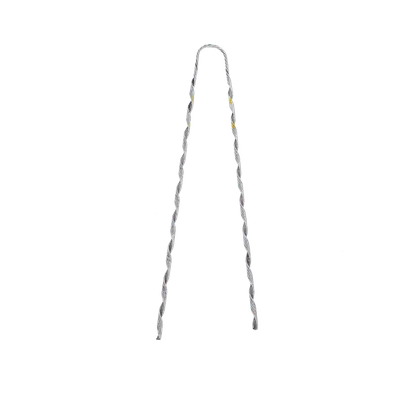 Remate Preformado para Fibra Óptica / Acero Galvanizado / Mensajero 6.3 mm (1/4") / Tensión 4233 kg / Longitud 635 mm (25") / Pierna Dispareja