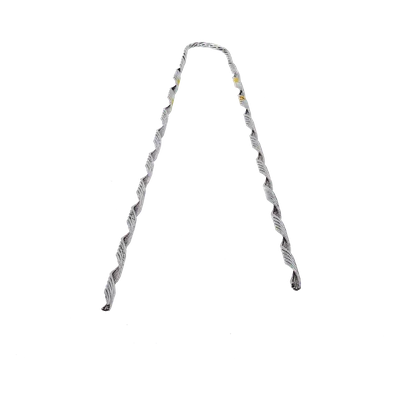 Remate Preformado para Fibra Óptica / Acero Galvanizado / Mensajero 6.3 mm (1/4") / Tensión 4233 kg / Longitud 635 mm (25") / Pierna Dispareja