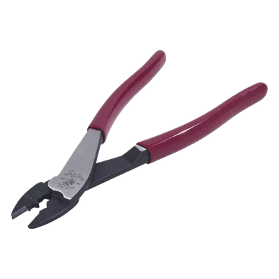 Pinza Ponchadora/Cortadora/Terminales 10-22 AWG/9.6'' (24.4 cm)/Mangos Rojos