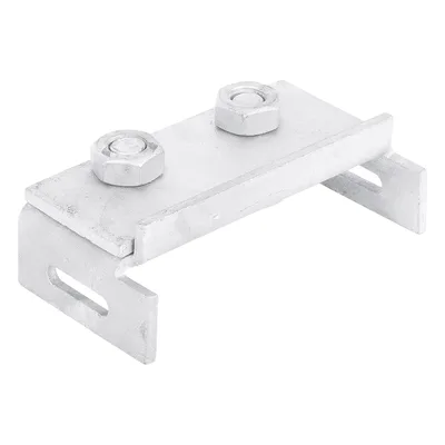 Herraje de Suspensión Tangente / Cable Figura 8 / Poste Concreto o Madera / Acero Galvanizado / Protección UV