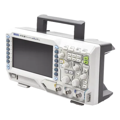 Osciloscopio Digital / 2 Canales Análogos / 200 MHz Ancho de Banda / 1 GS/s Muestreo / 25 Mpts Memoria / 7'' TFT LCD