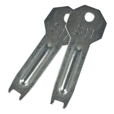 Kit de llaves de manipulación / 2 unidades / Tornillo de seguridad / Compatibilidad multi-modelo