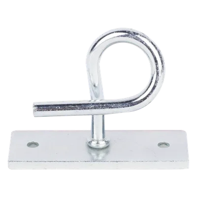 Herraje de Sujeción para Remates Drop / Acero Galvanizado / Tensión 600 N / Ajuste Flexible de Ángulo / Interior o Exterior