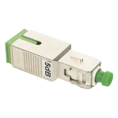 Atenuador Óptico / SC/APC Macho-Hembra / 5 dB / Monomodo / 1310-1550 nm / FTTx-DWDM