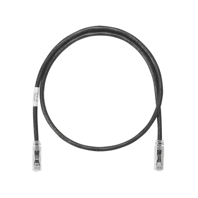 Cable de Parcheo UTP / Cat 6 / 0.3 m (1 ft) / 24 AWG / CM / PoE / Negro
