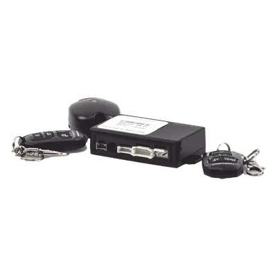 Alarma Vehicular Profesional de 1 vía con modulo CM2500 compatible con GPS X1-MAX LTE para App