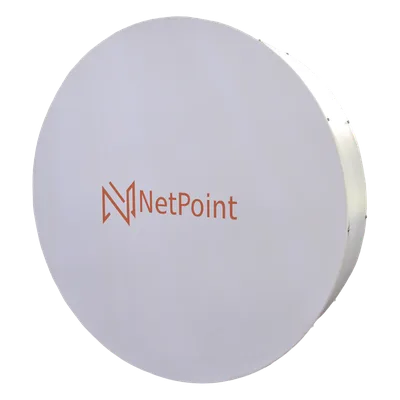 Antena Direccional Parabólica / 60 cm (2 ft) / 4.9-6.4 GHz / 30 dBi / Polarización Slant 45° y 90° / Alcance 30 km / Conector N-Hembra